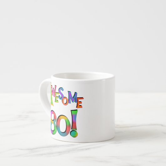 Geweldige 80 T-shirts en cadeautjes op zaterdag Espresso Kop (Links)