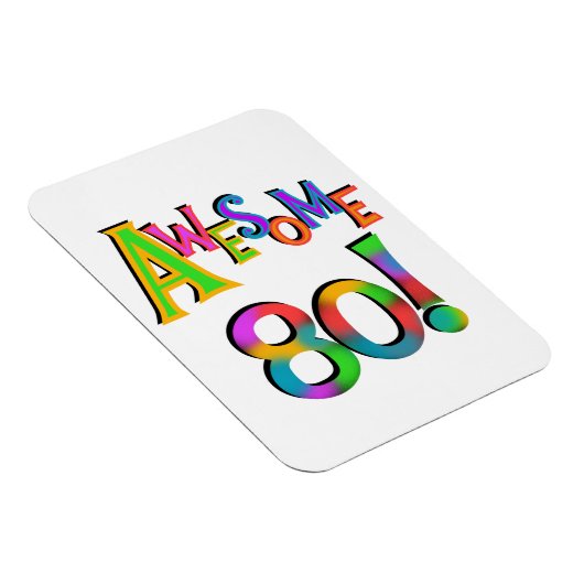 Geweldige 80 T-shirts en cadeautjes op zaterdag Magneet (Rechterzijde)