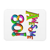 Geweldige 80 T-shirts en cadeautjes op zaterdag Magneet (Horizontaal)