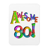 Geweldige 80 T-shirts en cadeautjes op zaterdag Magneet (Verticaal)