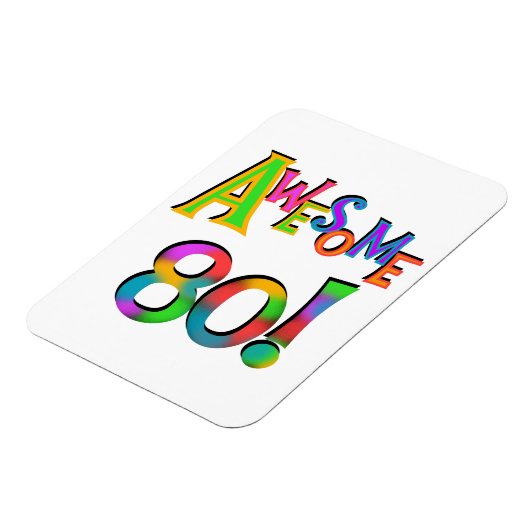 Geweldige 80 T-shirts en cadeautjes op zaterdag Magneet (Linkerzijde)