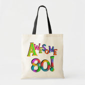 Geweldige 80 T-shirts en cadeautjes op zaterdag Tote Bag (Voorkant)