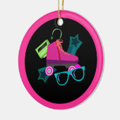 Geweldige 80s-versiering keramisch ornament (Links)