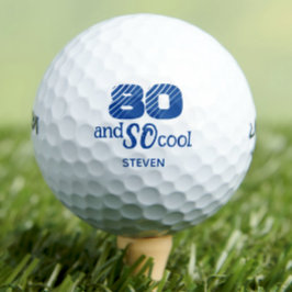 Geweldige 80ste verjaardag golfballen 80 jaar fees