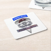 Geweldige 82e Amerikaanse paratrooper Kartonnen Onderzetters (Schuin)