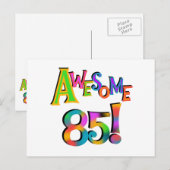 Geweldige 85 T-shirts en cadeautjes op zaterdag Briefkaart (Voorkant / Achterkant)