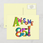 Geweldige 85 T-shirts en cadeautjes op zaterdag Briefkaart (Voorkant / Achterkant)