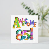 Geweldige 85 T-shirts en cadeautjes op zaterdag Kaart (Staand voorkant)