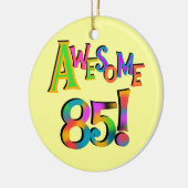 Geweldige 85 T-shirts en cadeautjes op zaterdag Keramisch Ornament (Links)