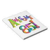 Geweldige 85 T-shirts en cadeautjes op zaterdag Notitieblok (Schuin)