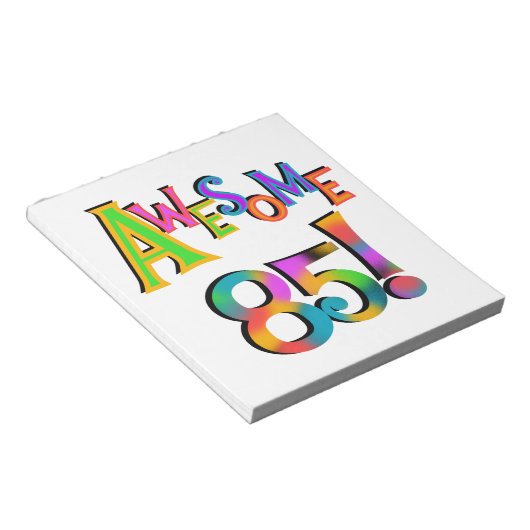 Geweldige 85 T-shirts en cadeautjes op zaterdag Notitieblok (Schuin)