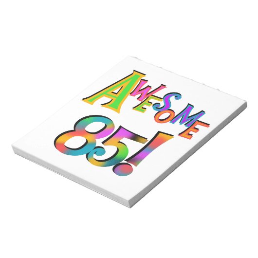 Geweldige 85 T-shirts en cadeautjes op zaterdag Notitieblok (Linkerzijde)