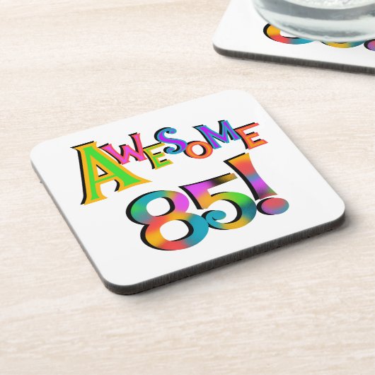 Geweldige 85 T-shirts en cadeautjes op zaterdag Onderzetter (Linkerzijde)