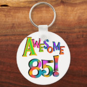 Geweldige 85 T-shirts en cadeautjes op zaterdag Sleutelhanger (Voorkant)