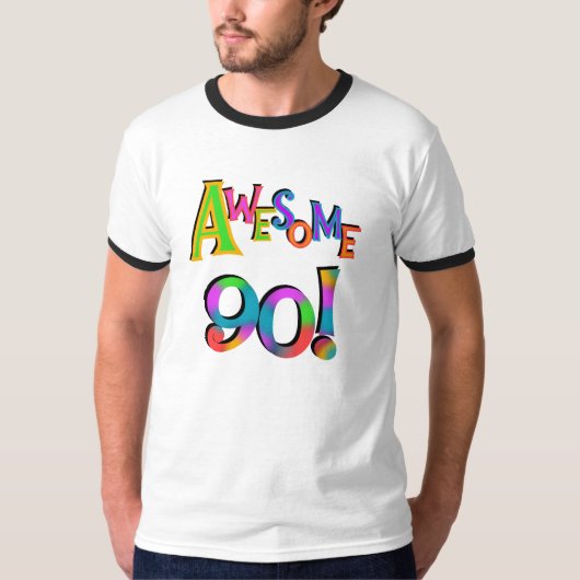 Geweldige 90 T-shirts en cadeautjes op de dag van (Voorkant)