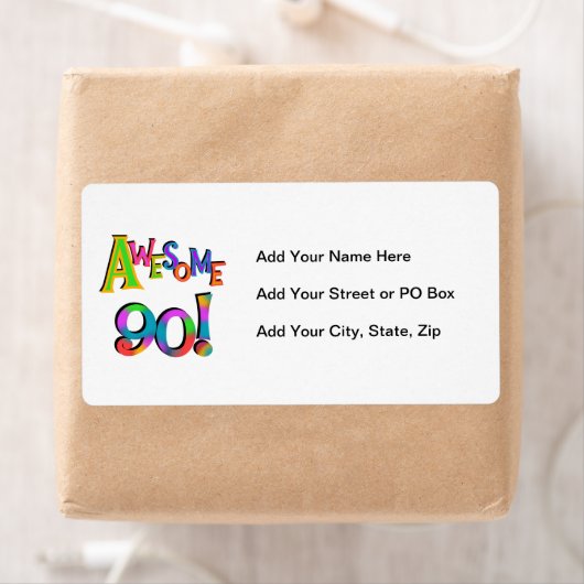 Geweldige 90 T-shirts en cadeautjes op de dag van  Etiket (Insitu)