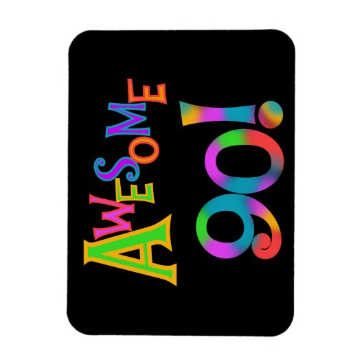 Geweldige 90 T-shirts en cadeautjes op de dag van  Magneet (Verticaal)
