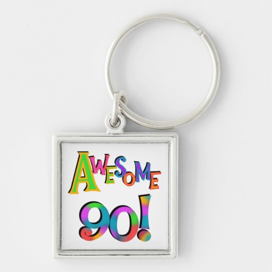 Geweldige 90 T-shirts en cadeautjes op de dag van  Sleutelhanger (Voorkant)