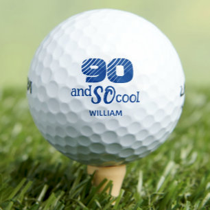 Geweldige 90e verjaardag golfballen 90 jaar feest