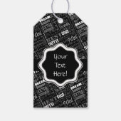 Geweldige 90e verjaardagsfeestje gepersonaliseerd  cadeaulabel (Voorkant)