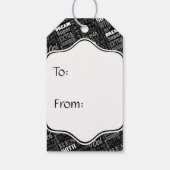 Geweldige 90e verjaardagsfeestje gepersonaliseerd  cadeaulabel (Achterkant)