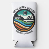 Geweldige aangepaste camping seltzer blikjeskoeler (Voorkant)