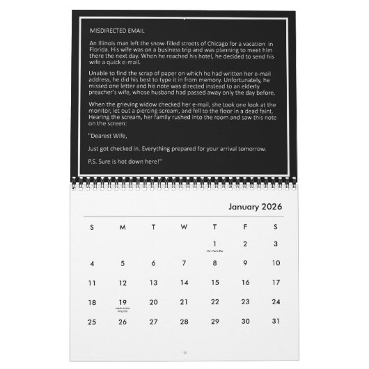 Geweldige aangepaste Jokes-kalender Kalender (Jan 2026)