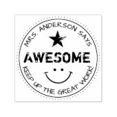 Geweldige | Aangepaste leraren Zelfinktende Stempel (Design)