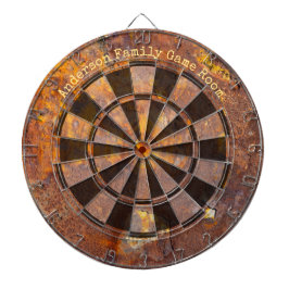 Geweldige aangepaste Rusty Iron-bericht Dartbord