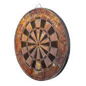 Geweldige aangepaste Rusty Iron-bericht Dartbord (Voorkant Rechts)