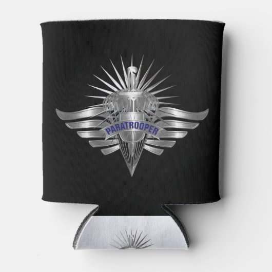 Geweldige aangepaste tekenwoningen voor paratroope blikjeskoeler (Voorkant)