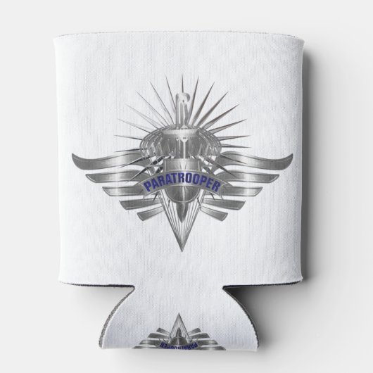 Geweldige aangepaste tekenwoningen voor paratroope blikjeskoeler (Achterkant)