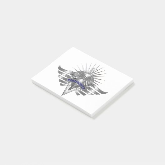 Geweldige aangepaste tekenwoningen voor paratroope post-it® notes (Schuin)