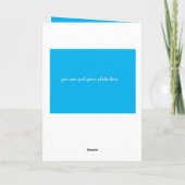 Geweldige aanpasbare blauwe Ramadan Kareem Kaart (Achterkant)