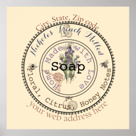 geweldige aanpasbare zeep poster