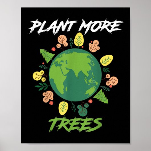 Geweldige aarde wereldbol aarde dag milieubescherm poster (Voorkant)