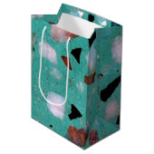 Geweldige  abstract marmer afbeelding medium cadeauzakje (Voorkant Gekanteld)