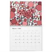 Geweldige Abstracte Art Agenda Kalender (Feb 2026)