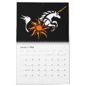 Geweldige Abstracte Art Agenda Kalender (Jan 2026)