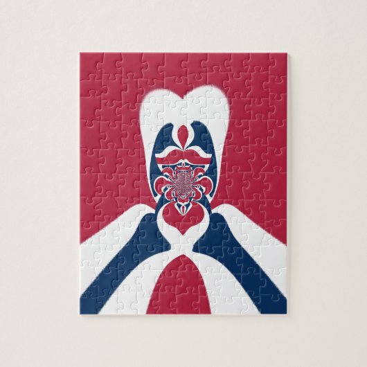 Geweldige Abstracte E.T. Kunstprint Legpuzzel (Verticaal)
