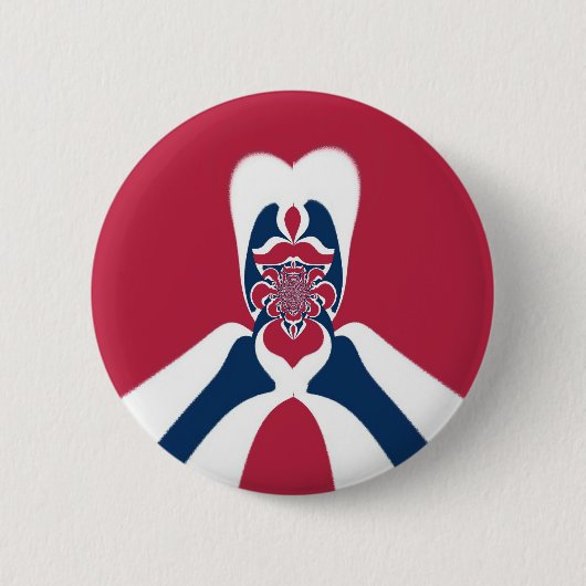 Geweldige Abstracte E.T. Kunstprint Ronde Button 5,7 Cm (Voorkant)