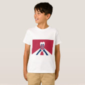 Geweldige Abstracte E.T. Kunstprint T-shirt (Voorkant volledig)