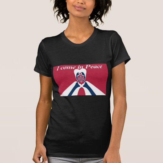 Geweldige Abstracte E.T. Kunstprint T-shirt (Voorkant)