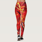 Geweldige abstracte leggings (Achterkant)