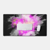 Geweldige Abstracte poederverf explosie Bureaumat (Keyboard & Muis)