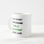 geweldige accountant koffiemok (Voorkant links)
