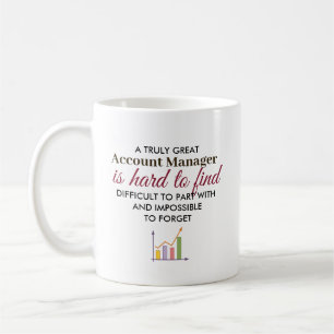 Geweldige accountmanager gepersonaliseerde naam ca koffiemok