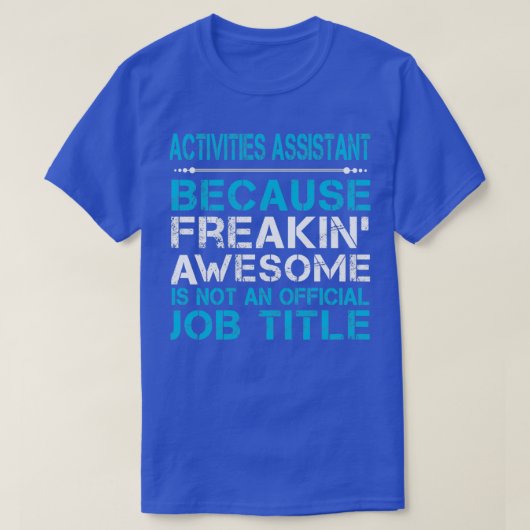 GEWELDIGE ACTIVITEITEN TER BEVORDERING VAN DE VRIJ T-SHIRT (Design voorkant)