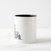 Geweldige advertenties voor opa tweekleurige koffiemok (Center)