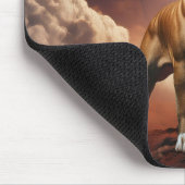 Geweldige afbeelding van een Pitbull-hond op Mars! Muismat (Hoek)